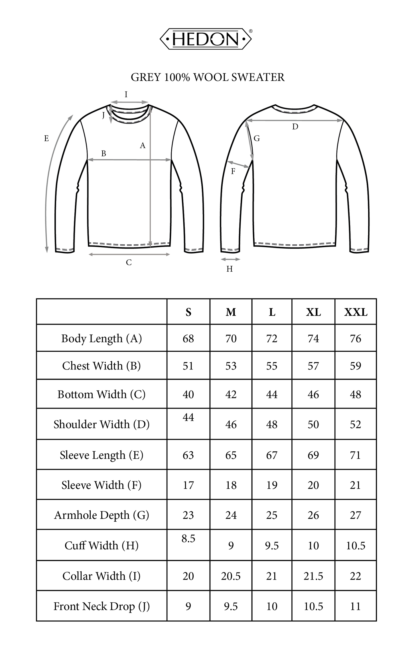 GREY WOOL SWEATER