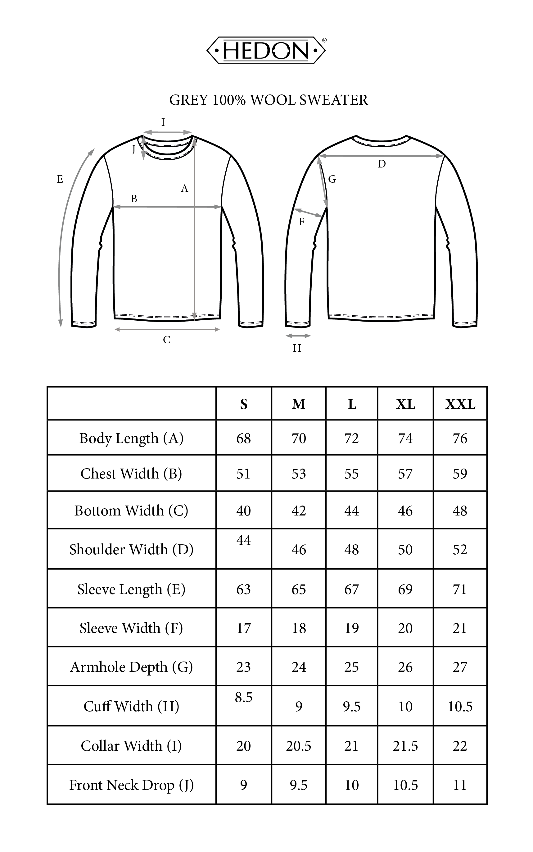 GREY WOOL SWEATER