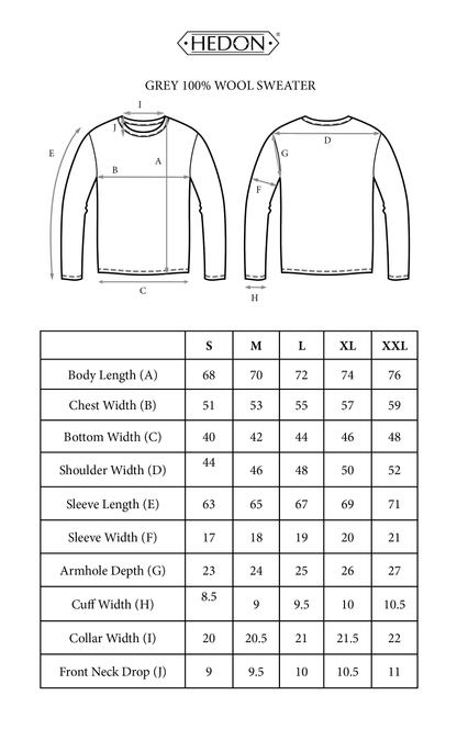 GREY WOOL SWEATER