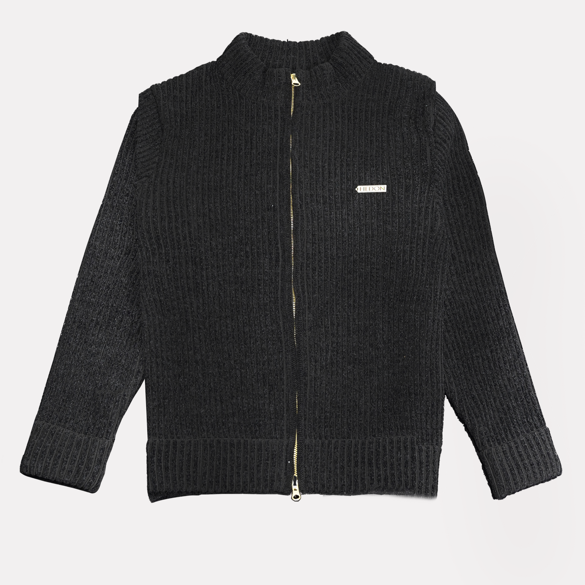 BLACK KNIT JACKET