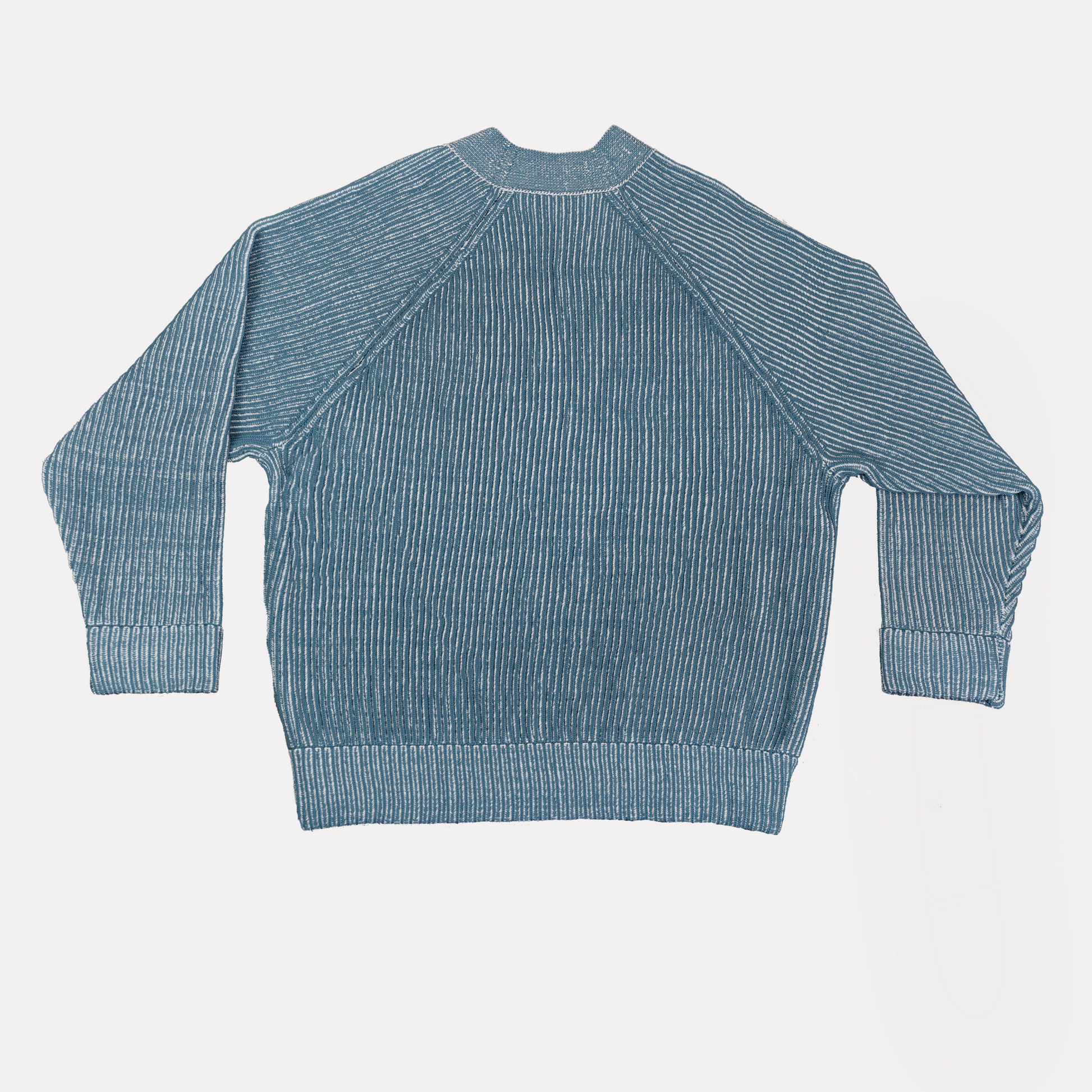 BLUE KNIT CARDIGAN