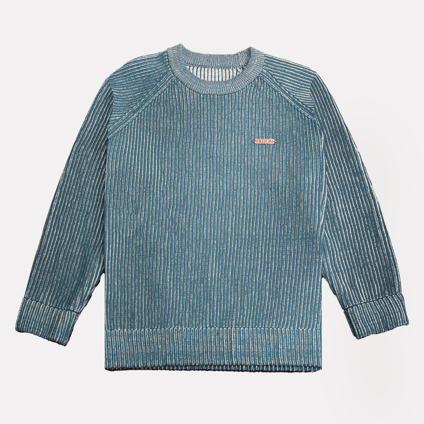 BLUE KNIT SWEATER