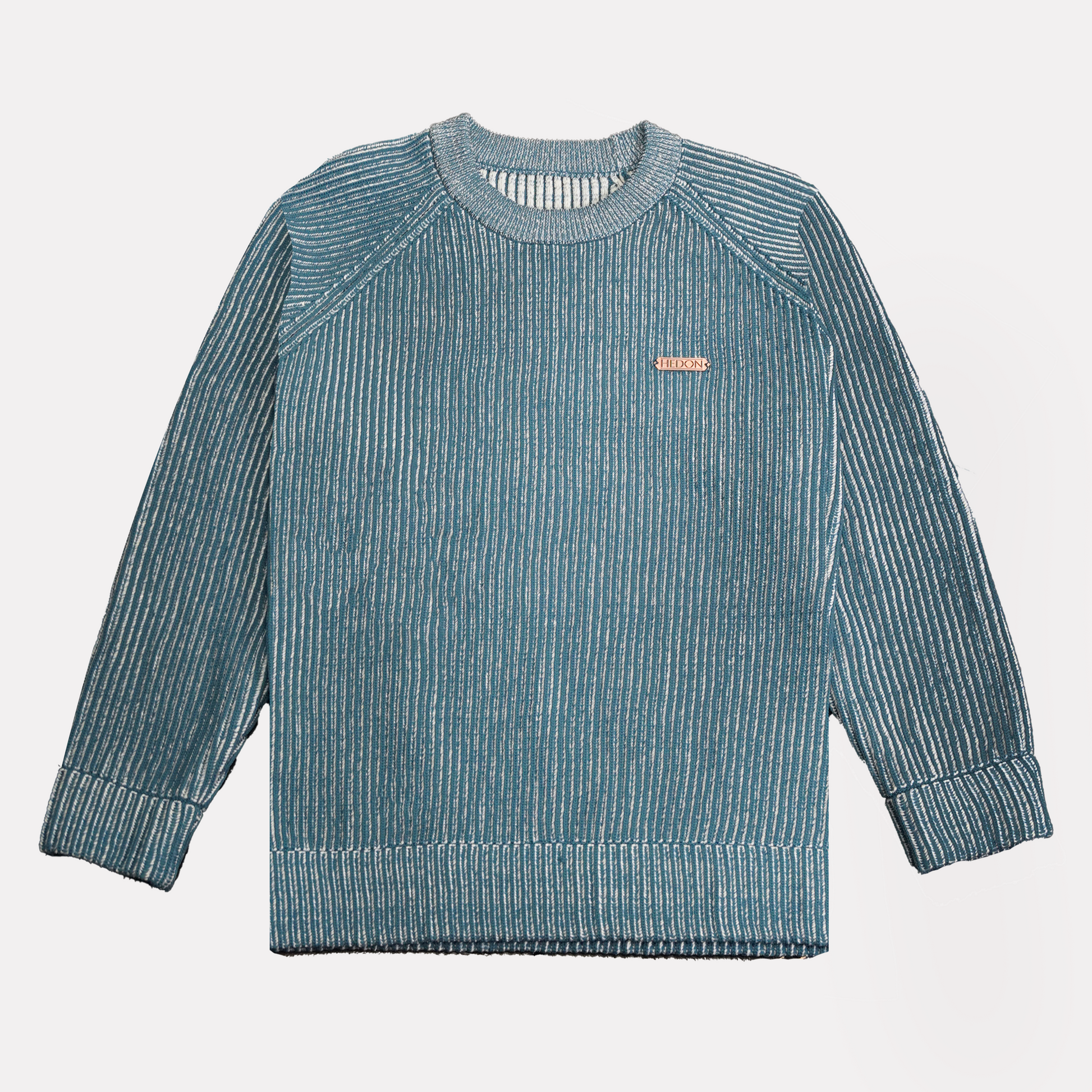 BLUE KNIT SWEATER