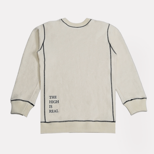 WHITE STRIPES SWEATER